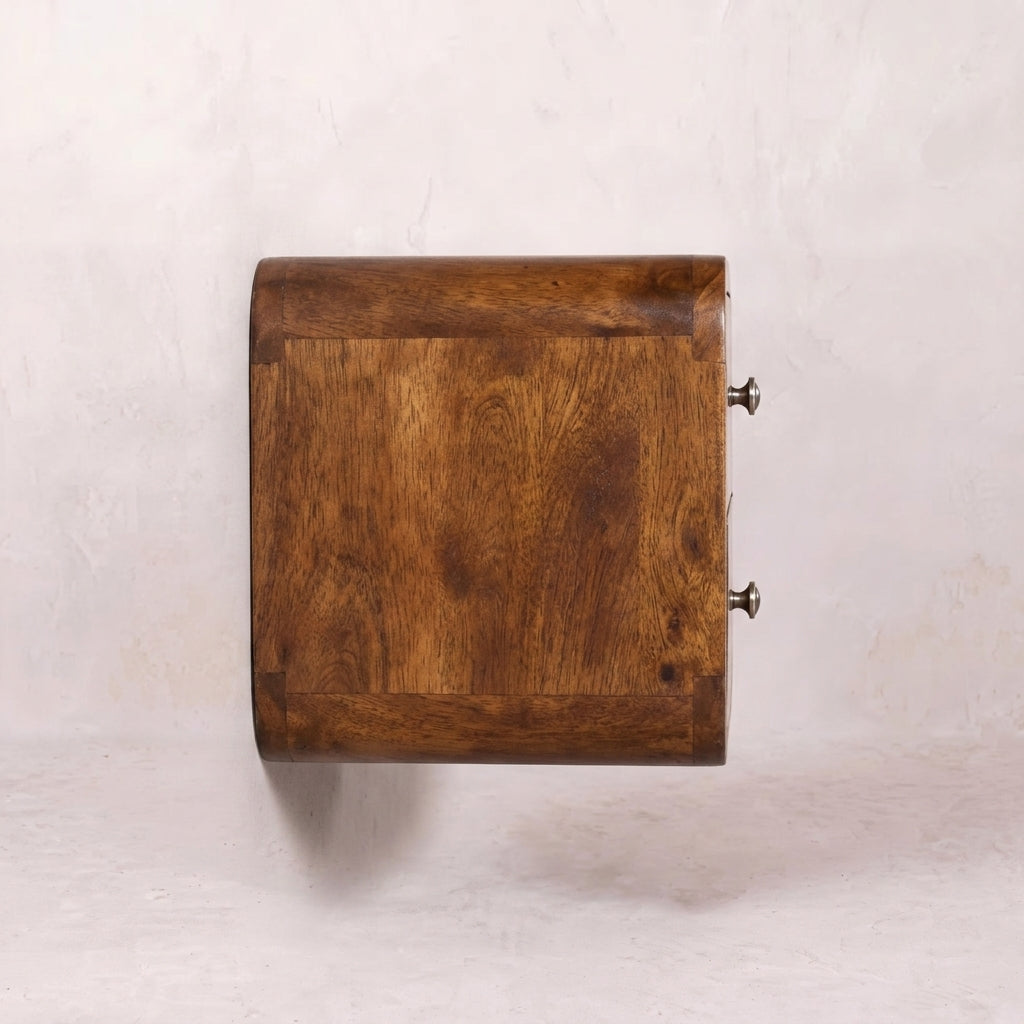 Floating Mini Chestnut nightstand