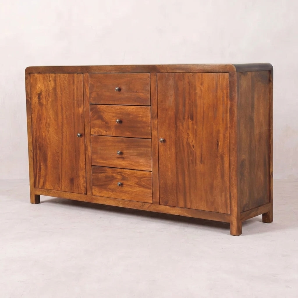 Solid Wood Chestnut Sideboard