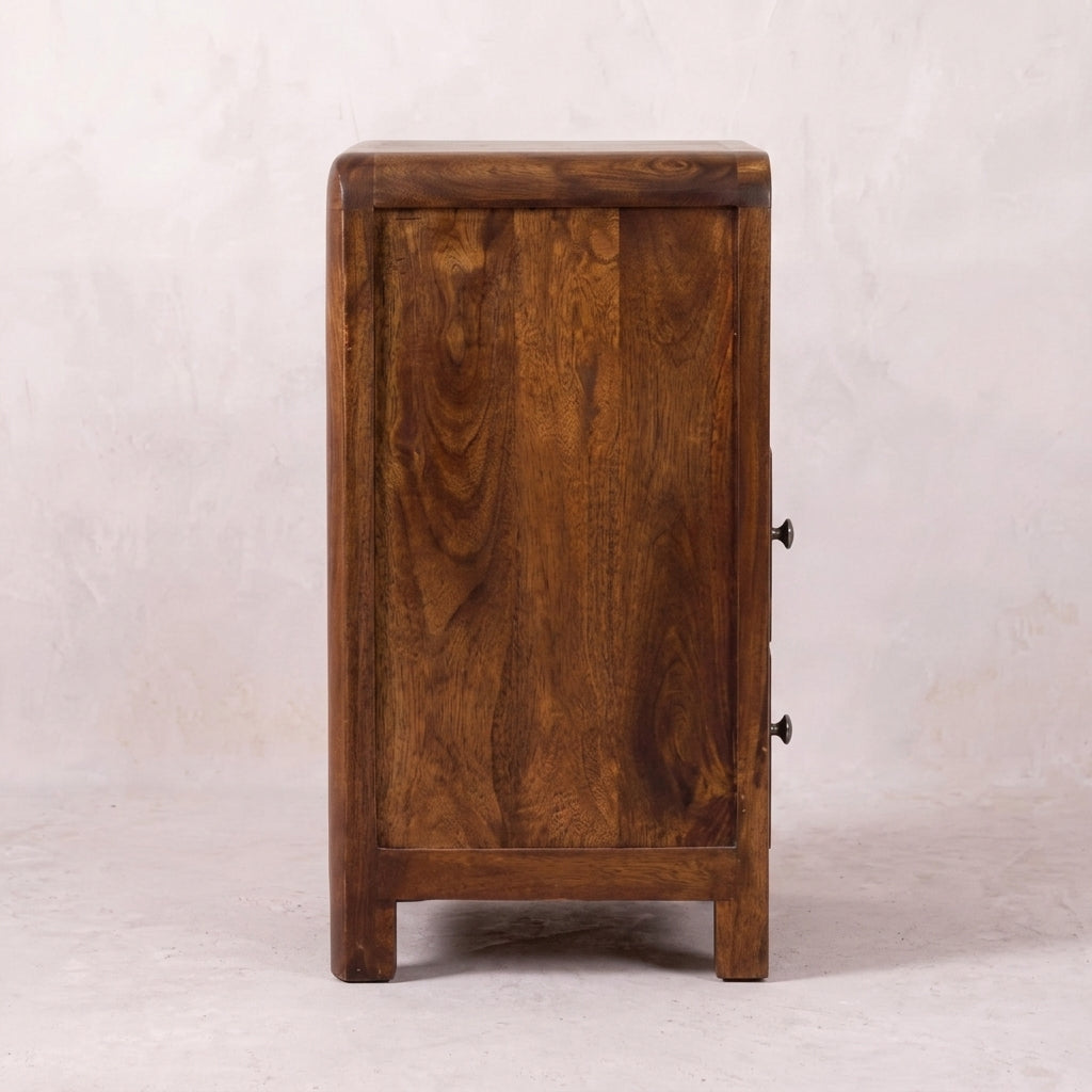Solid Wood Chestnut Nightstand