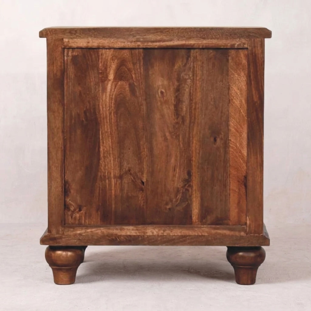 Lume Roasted Panelled Bedside