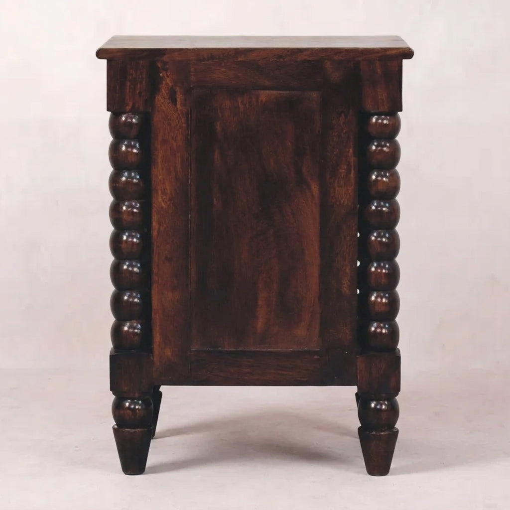 Solid Wood Walnut Duo Nightstand