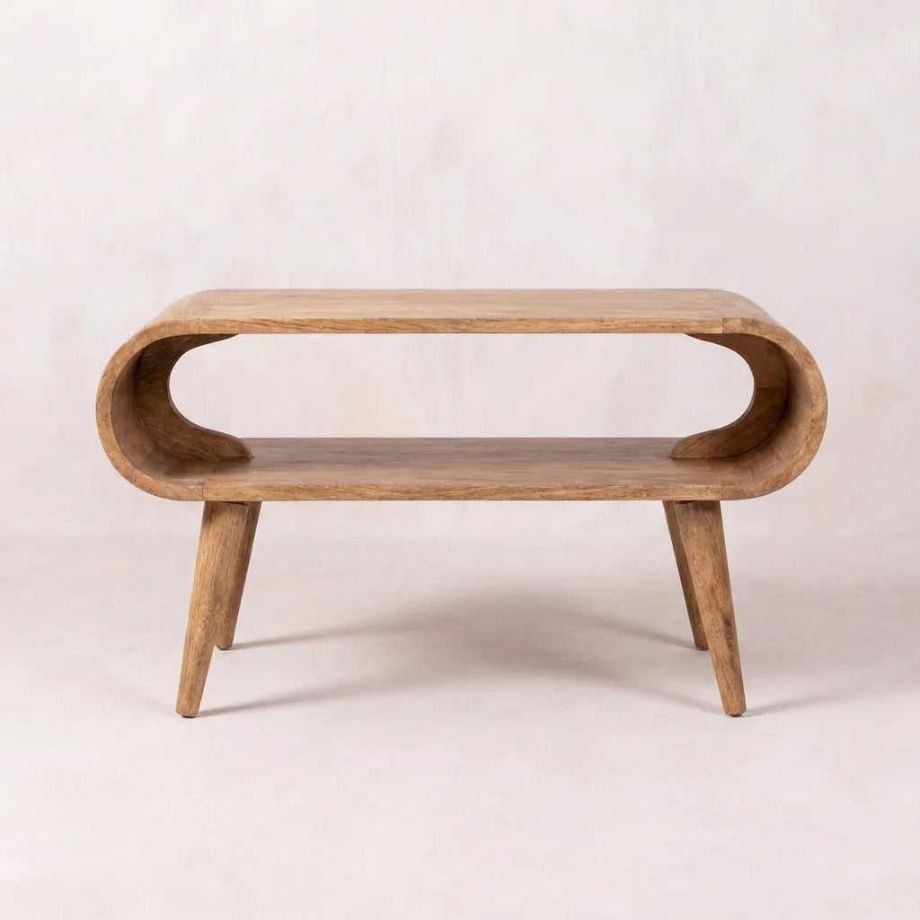 Oak-Ish Solid Wood Nordic Coffee Table