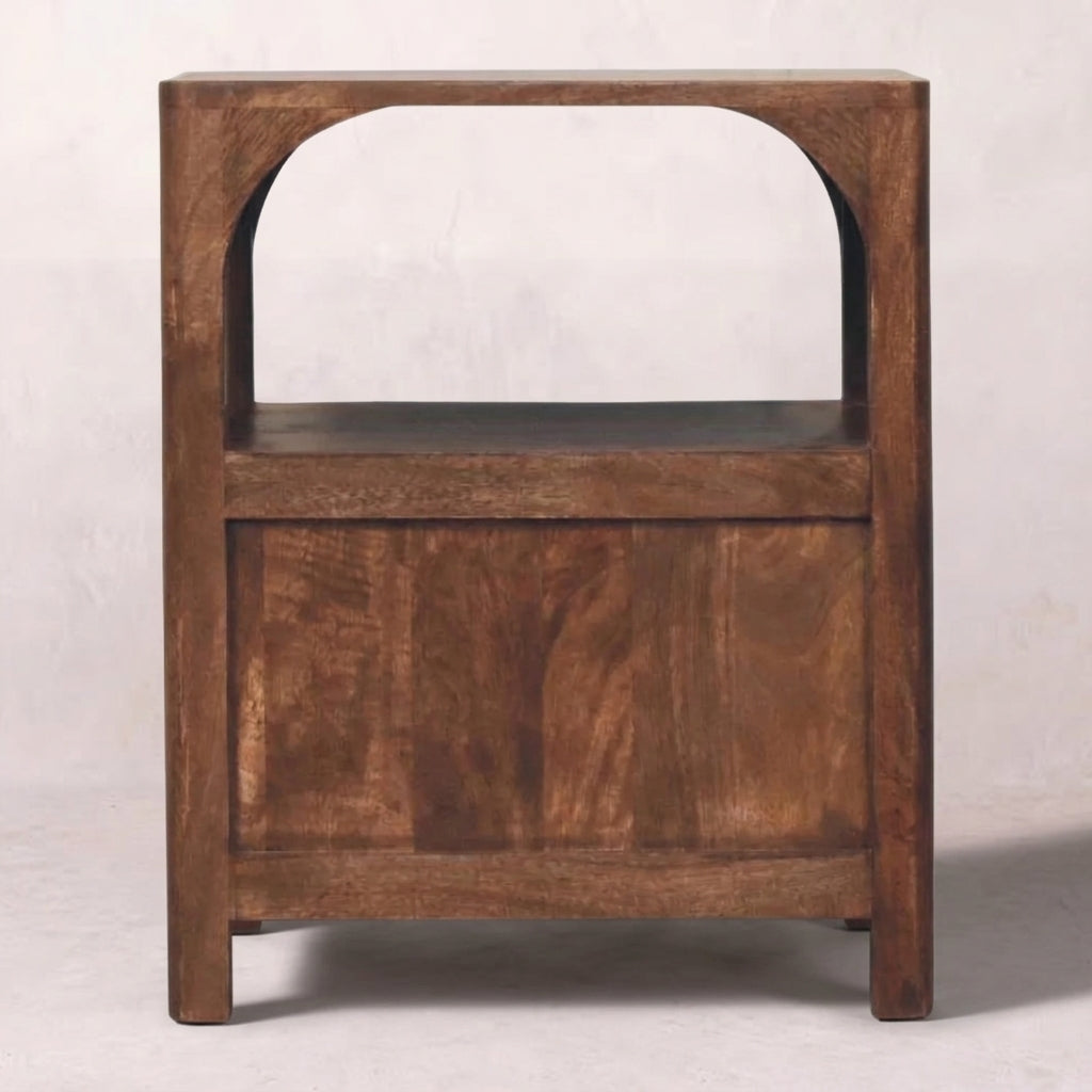 Arc-Line Bedside Table