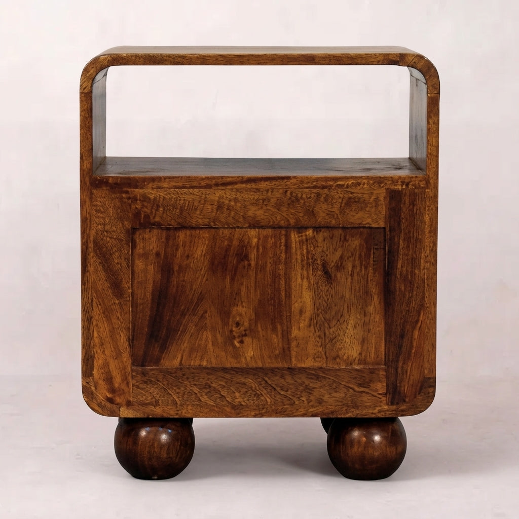 Larissa 2 Drawer Chestnut Nightstand