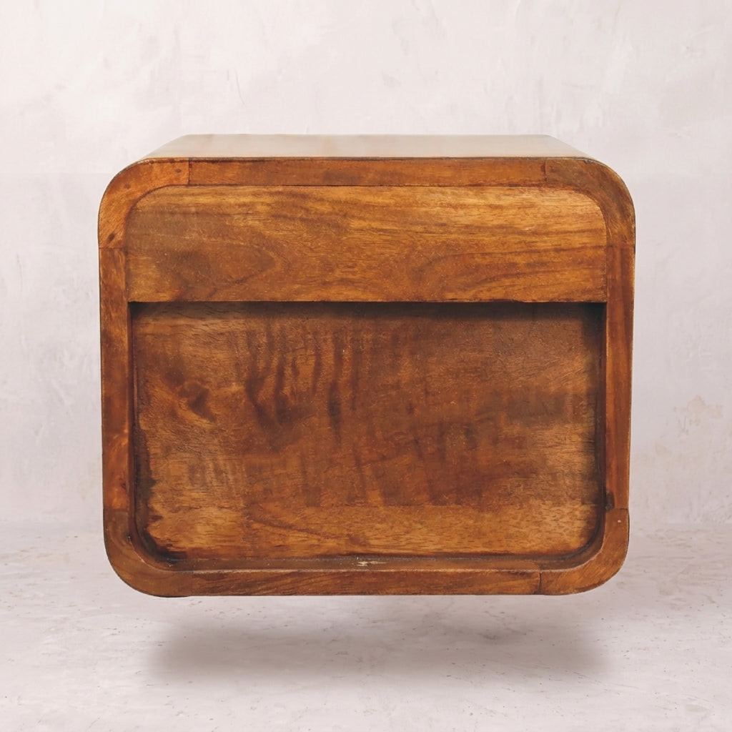 Floating Mini Chestnut nightstand