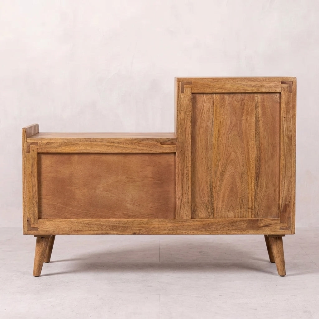 Larissa 2 slot Oak-ish Bench Unit