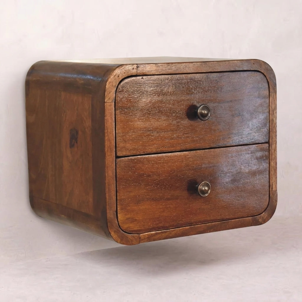 Floating Mini Chestnut nightstand