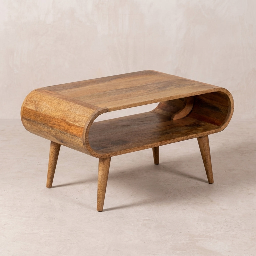Oak-Ish Solid Wood Nordic Coffee Table