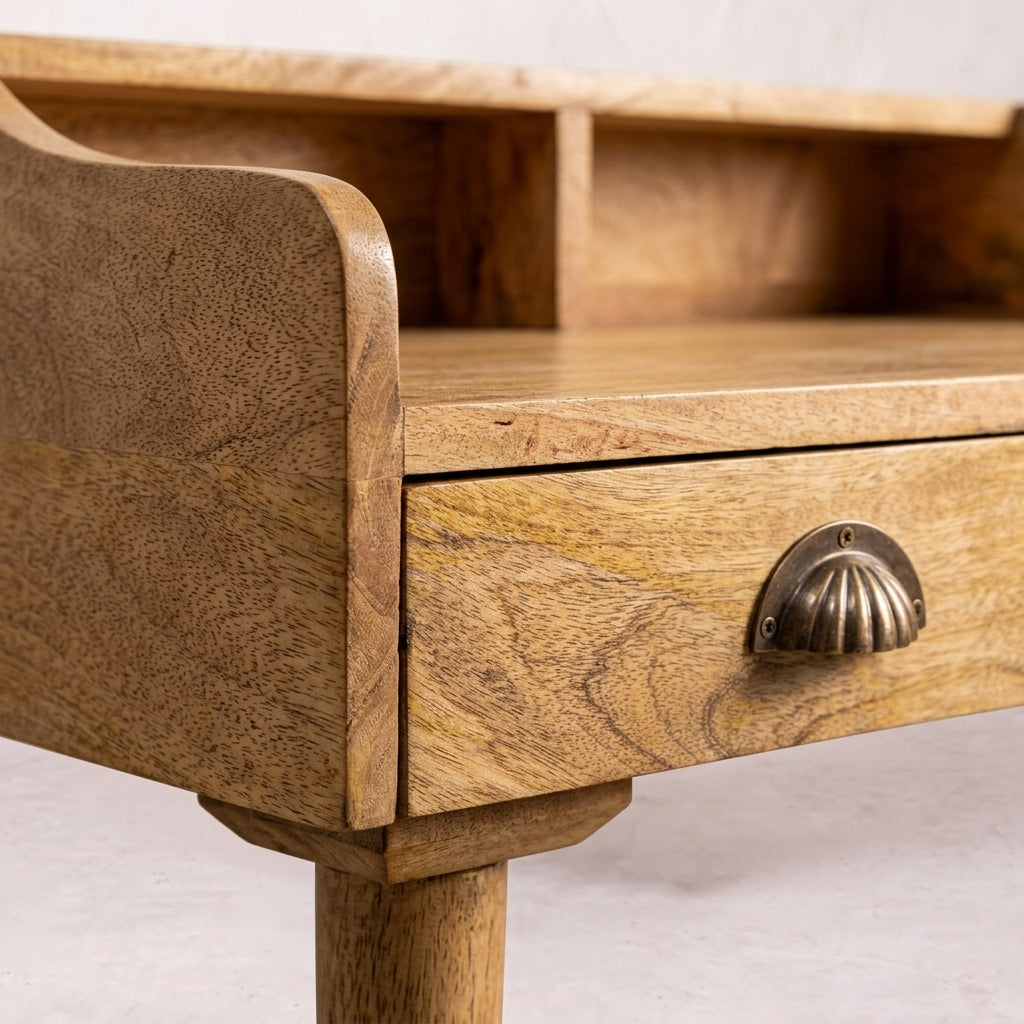 Gallery Back Shell Writing Desk