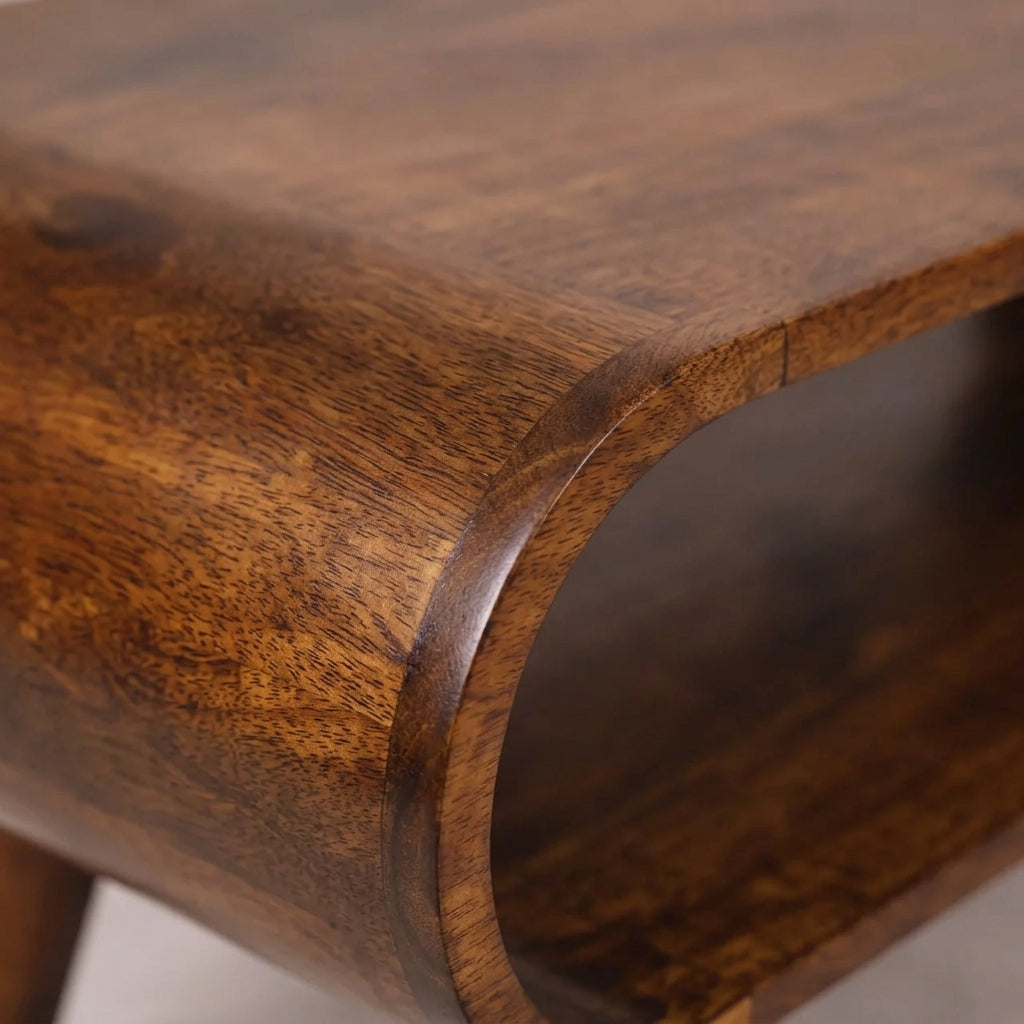 Chestnut Solid Wood Nordic Coffee Table