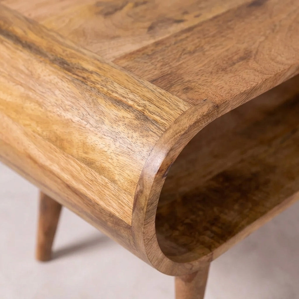 Oak-Ish Solid Wood Nordic Coffee Table