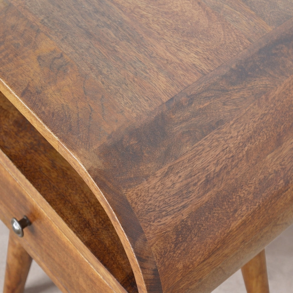 Chestnut 1 Drawer Nightstand