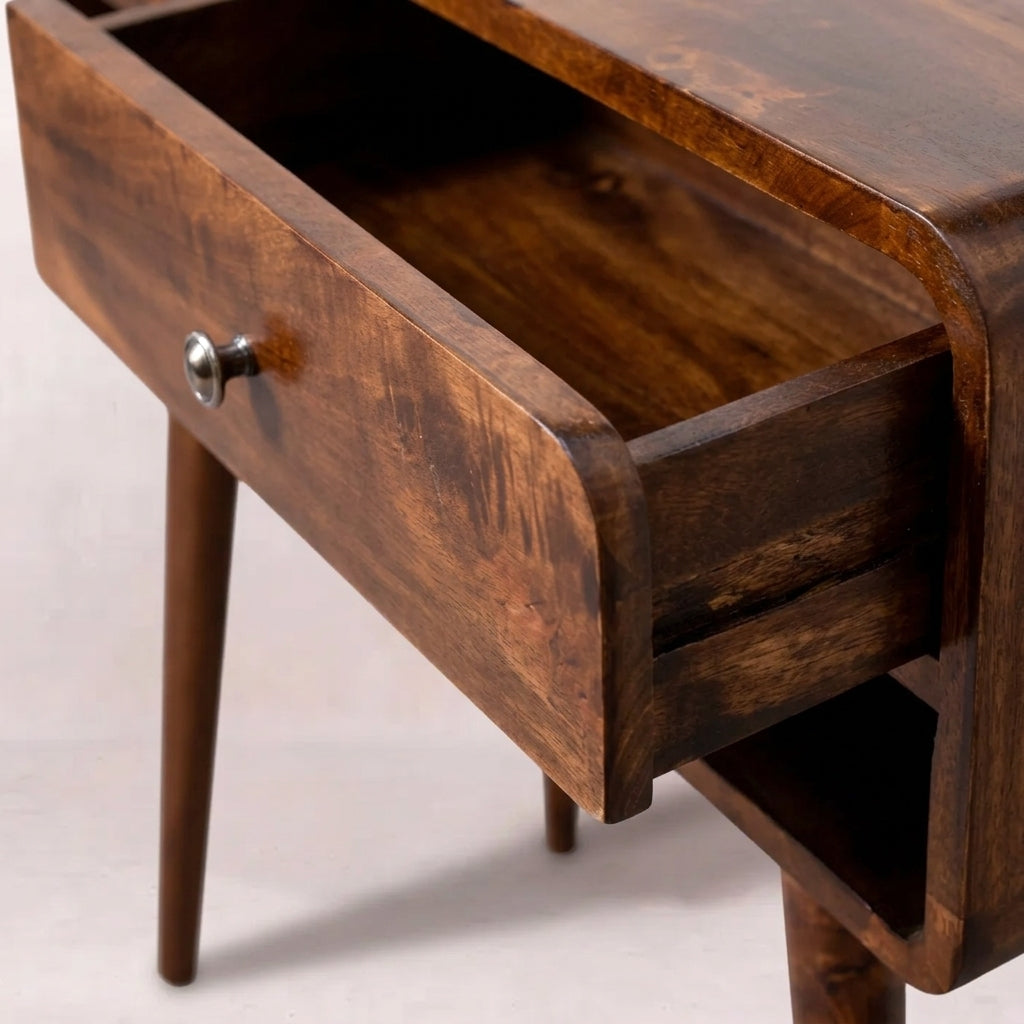 Chestnut Solid Wood Nordic Console Table
