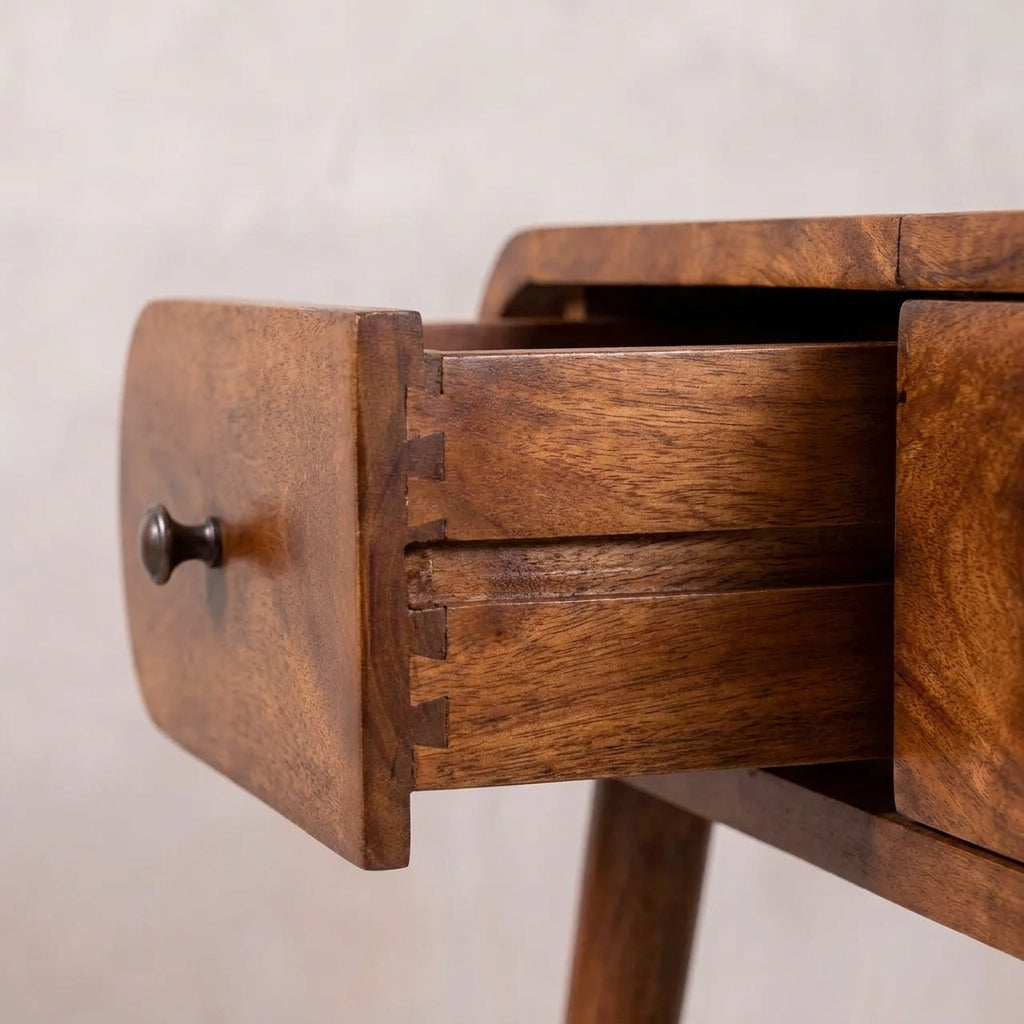 Chestnut Solid Wood Nordic Dressing Table
