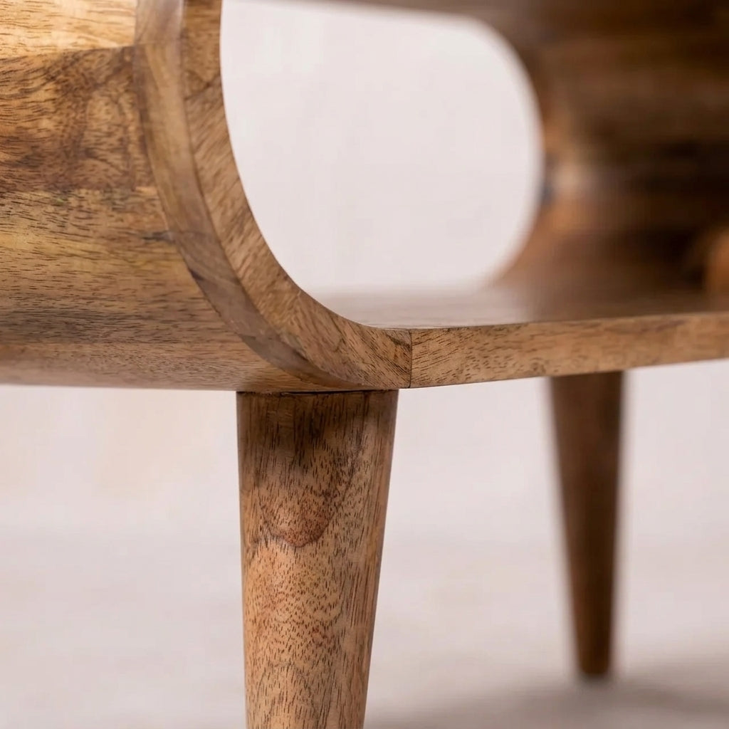 Oak-Ish Solid Wood Nordic Coffee Table