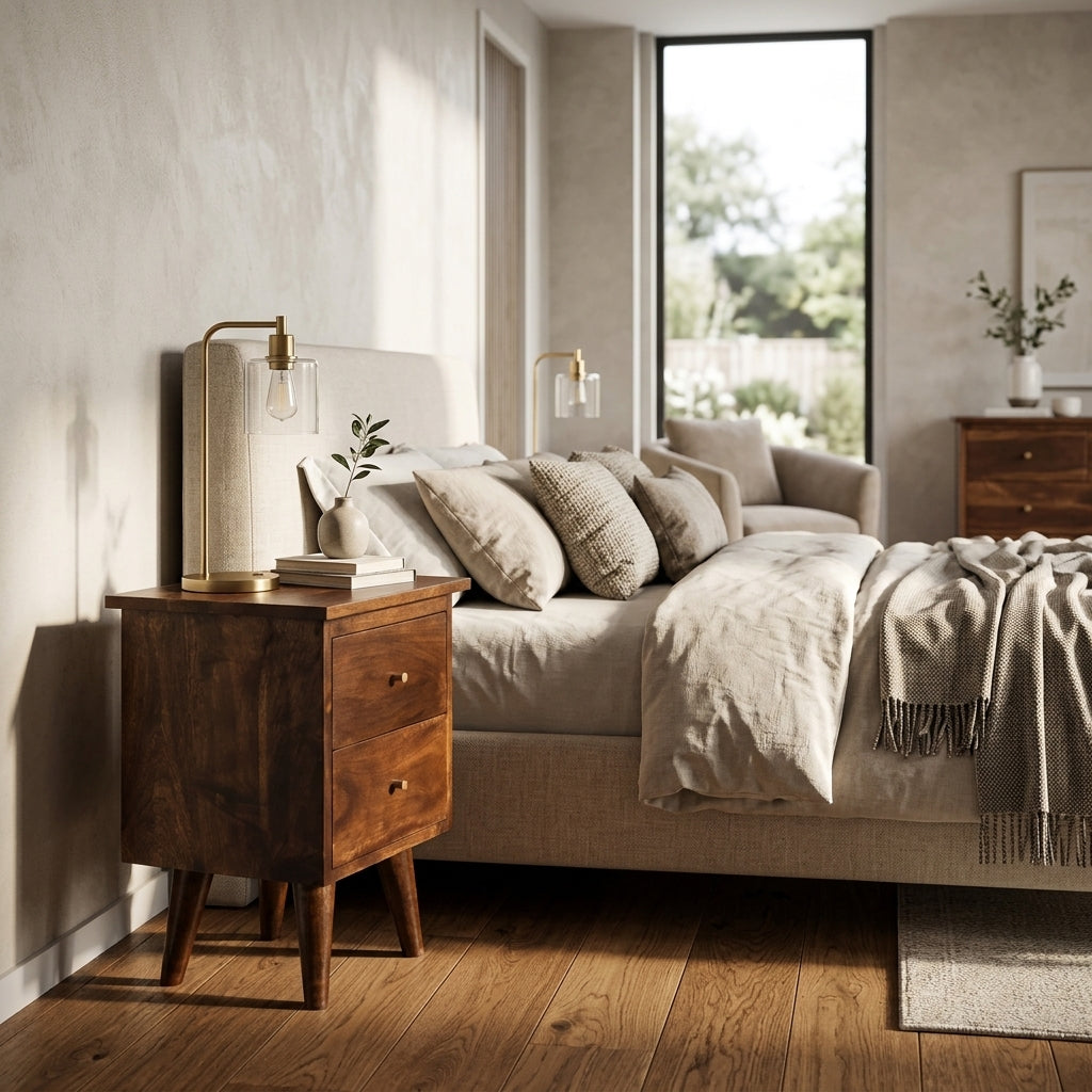 Chestnut nightstand