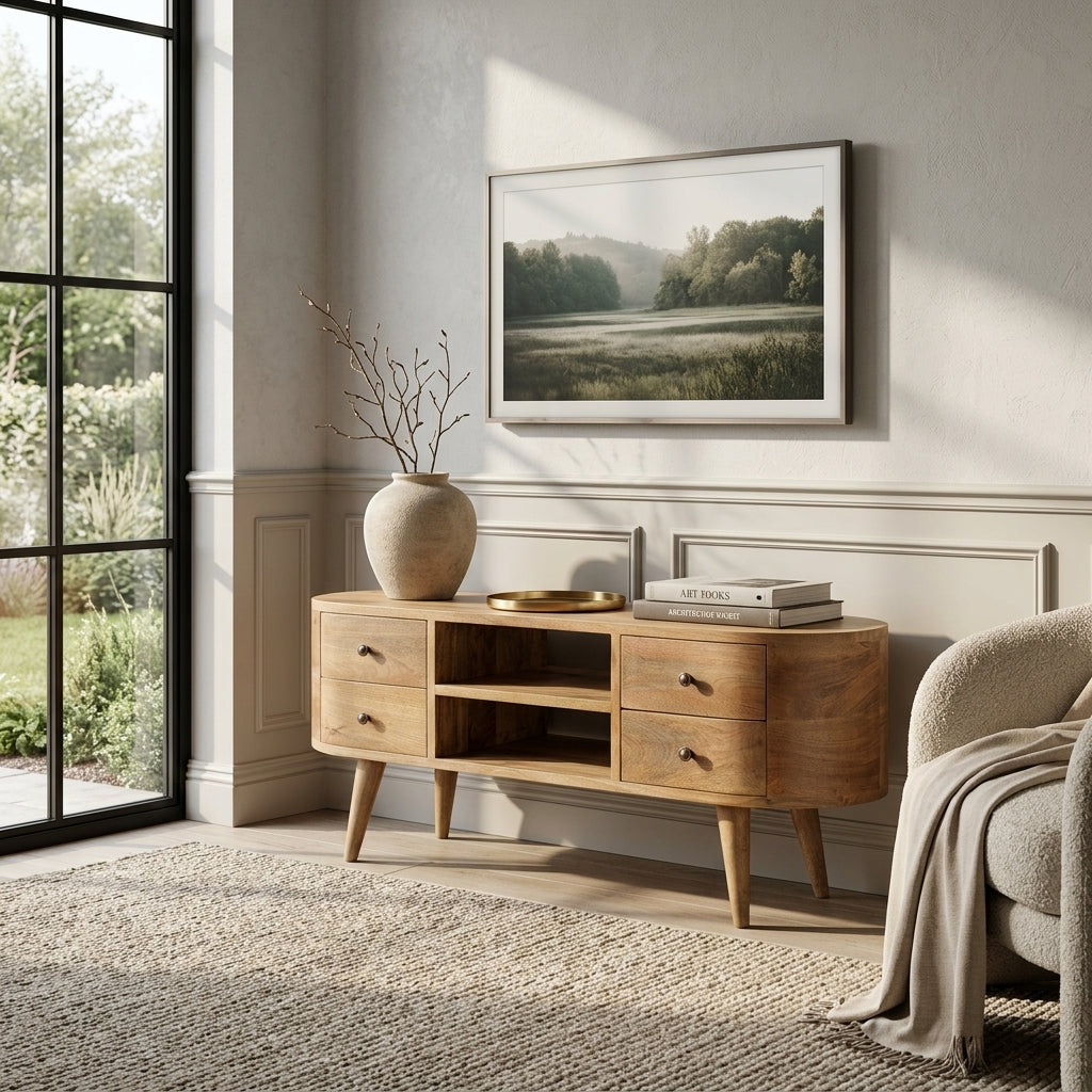Rounded Entertainment Unit