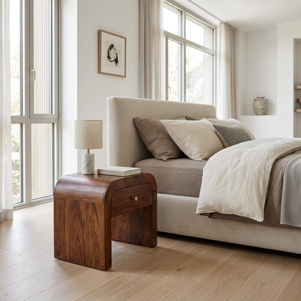 Solid Wood Chestnut nightstand