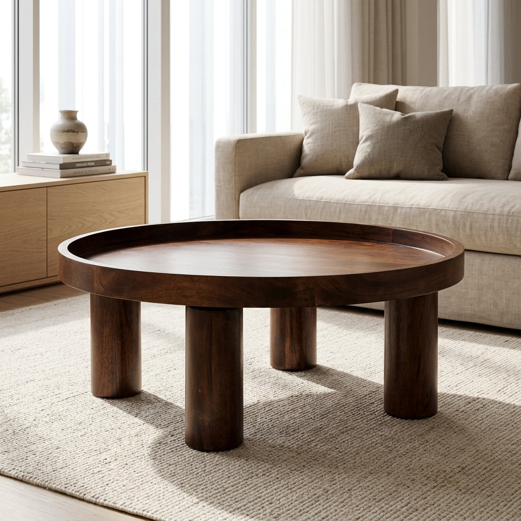 Crescent Chestnut Coffee Table