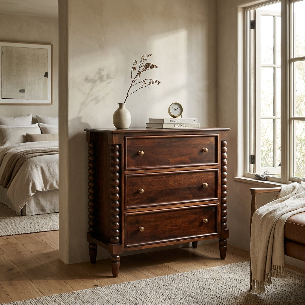 Solid Wood Winewood Oak Chest