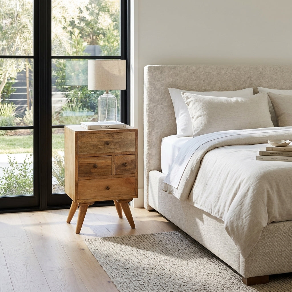 Nordic Style 4 Drawer Multi nightstand
