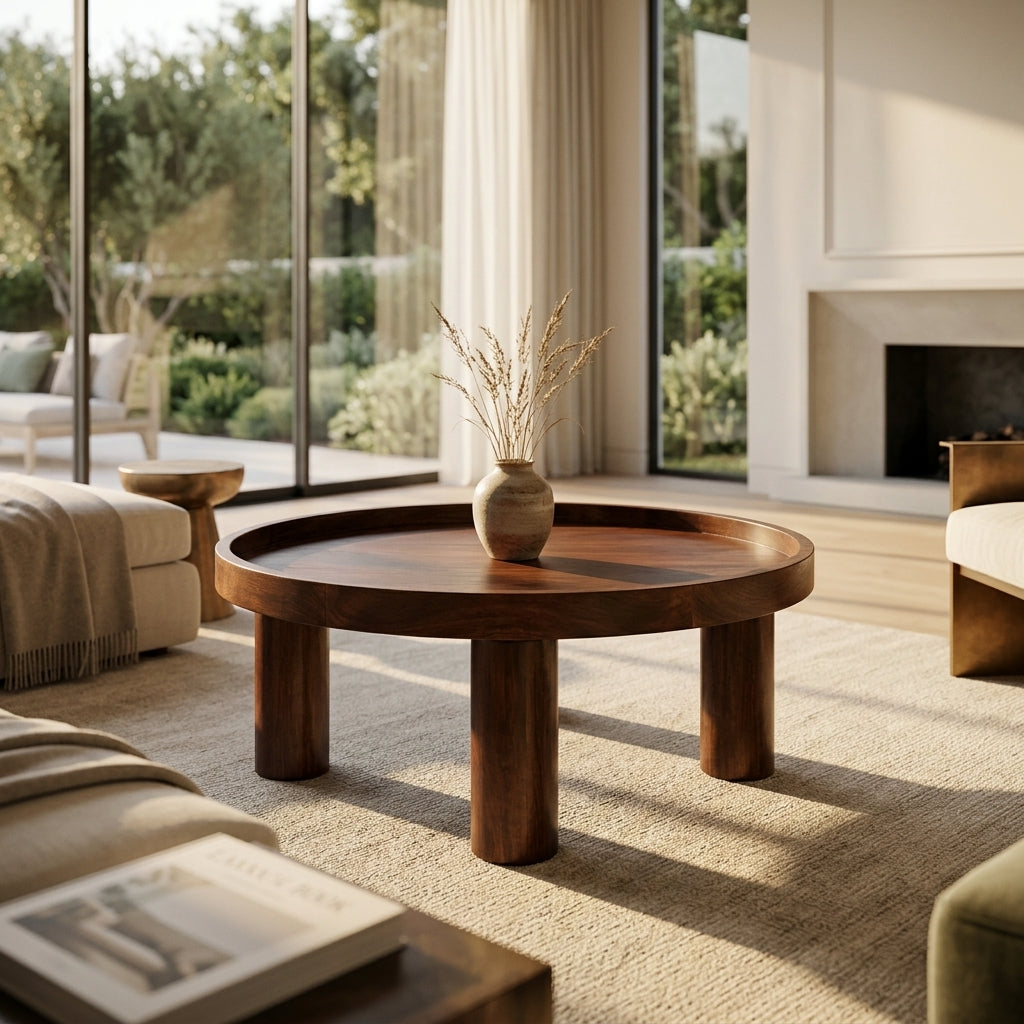 Crescent Chestnut Coffee Table