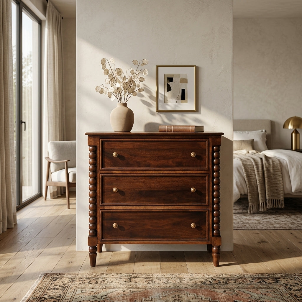Solid Wood Winewood Oak Chest