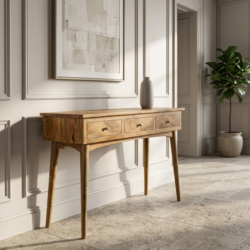 Large 3 Drawer Console