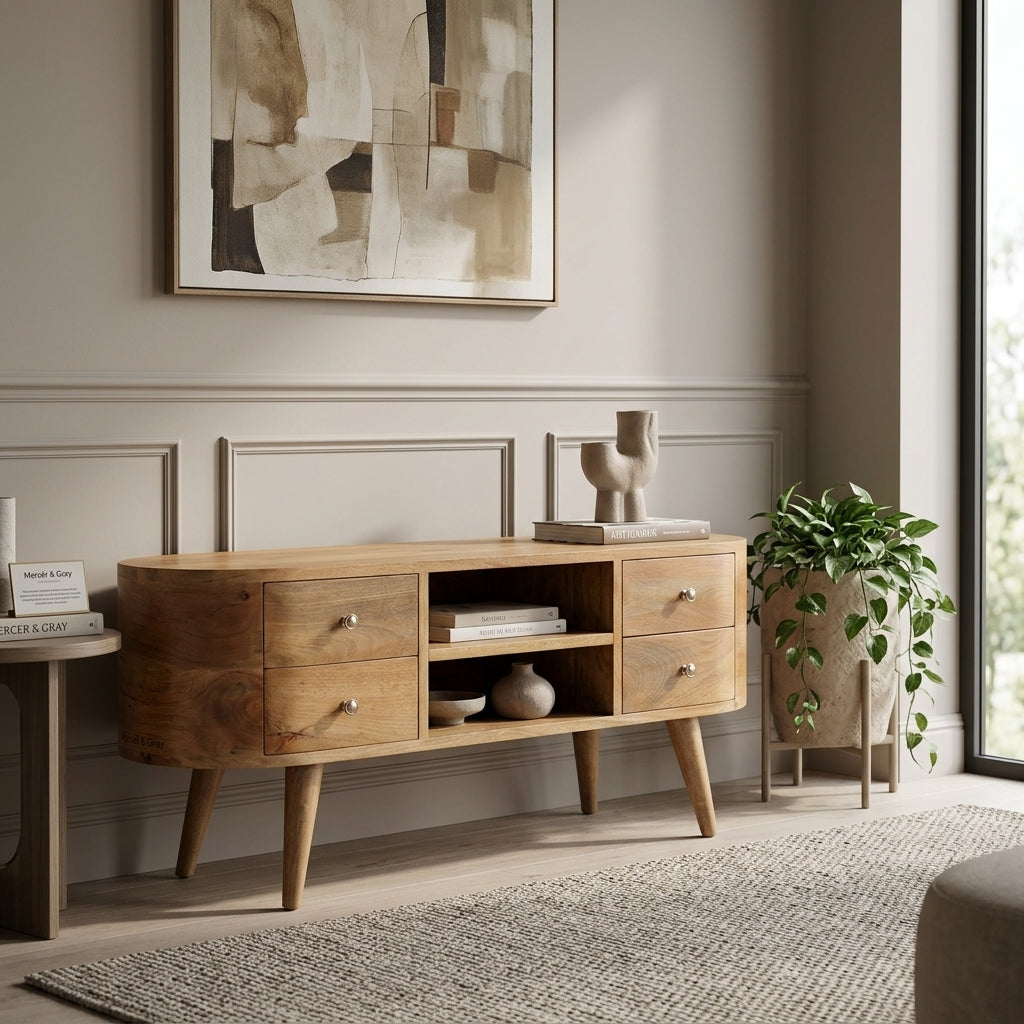 Rounded Entertainment Unit