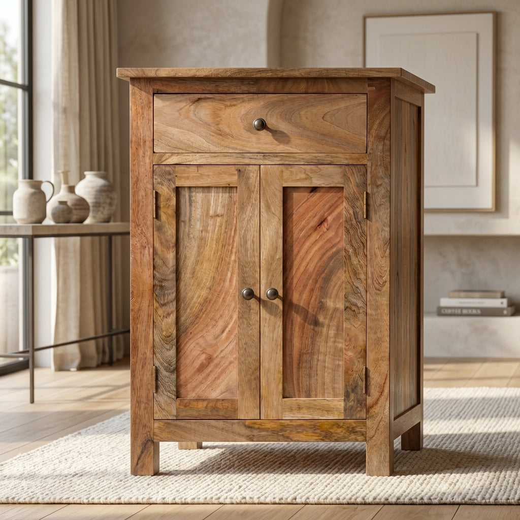 2 Door Cabinet with 1 Drawer