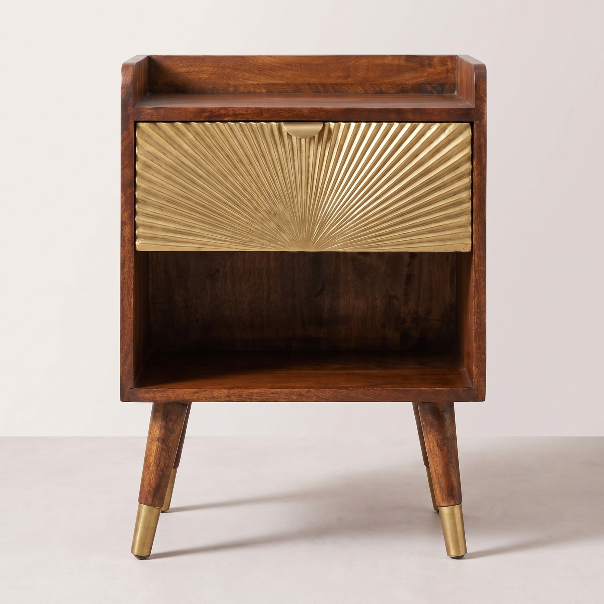 Manila Gold One Drawer nightstand