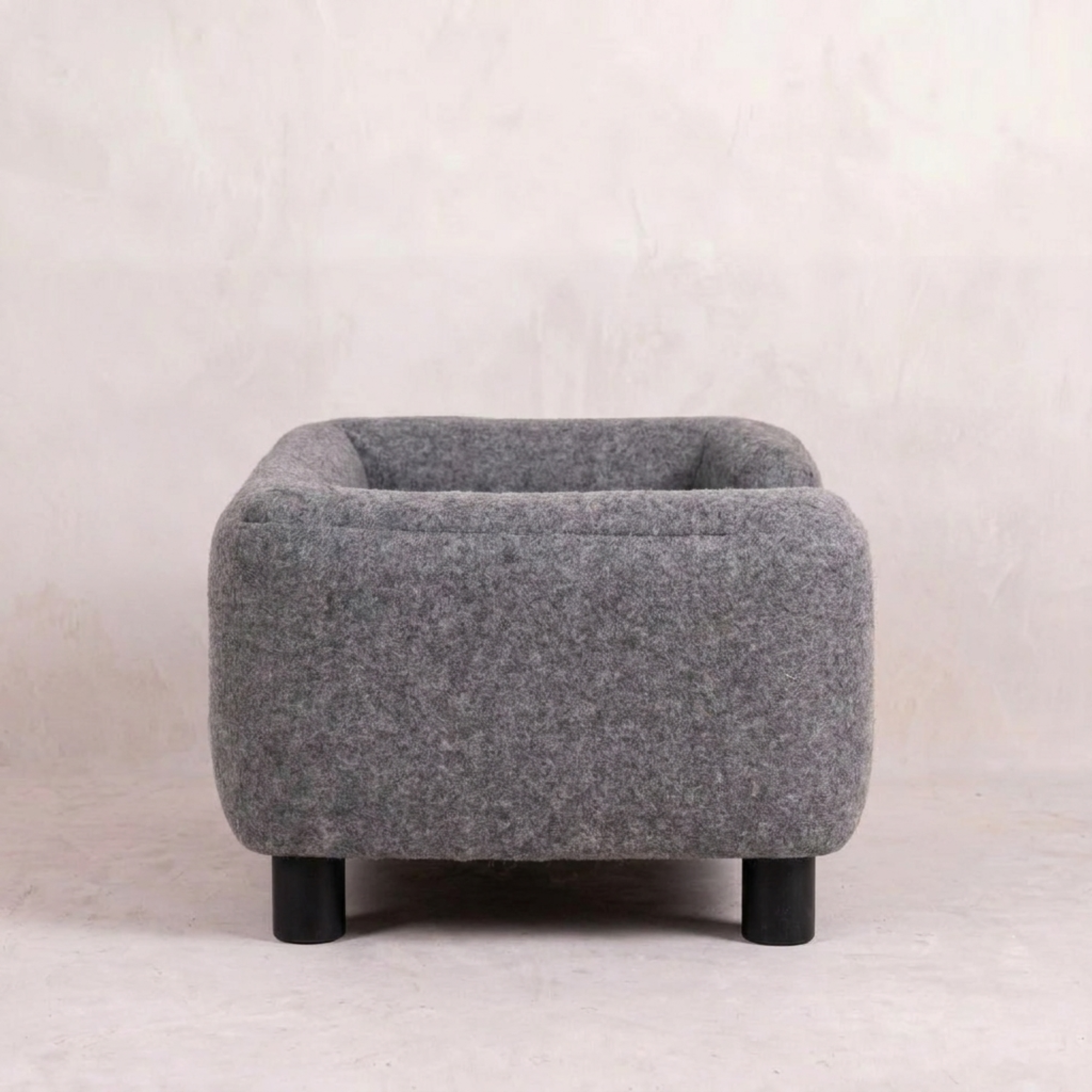 Mini Battleship Tweed Pet Sofa Bed