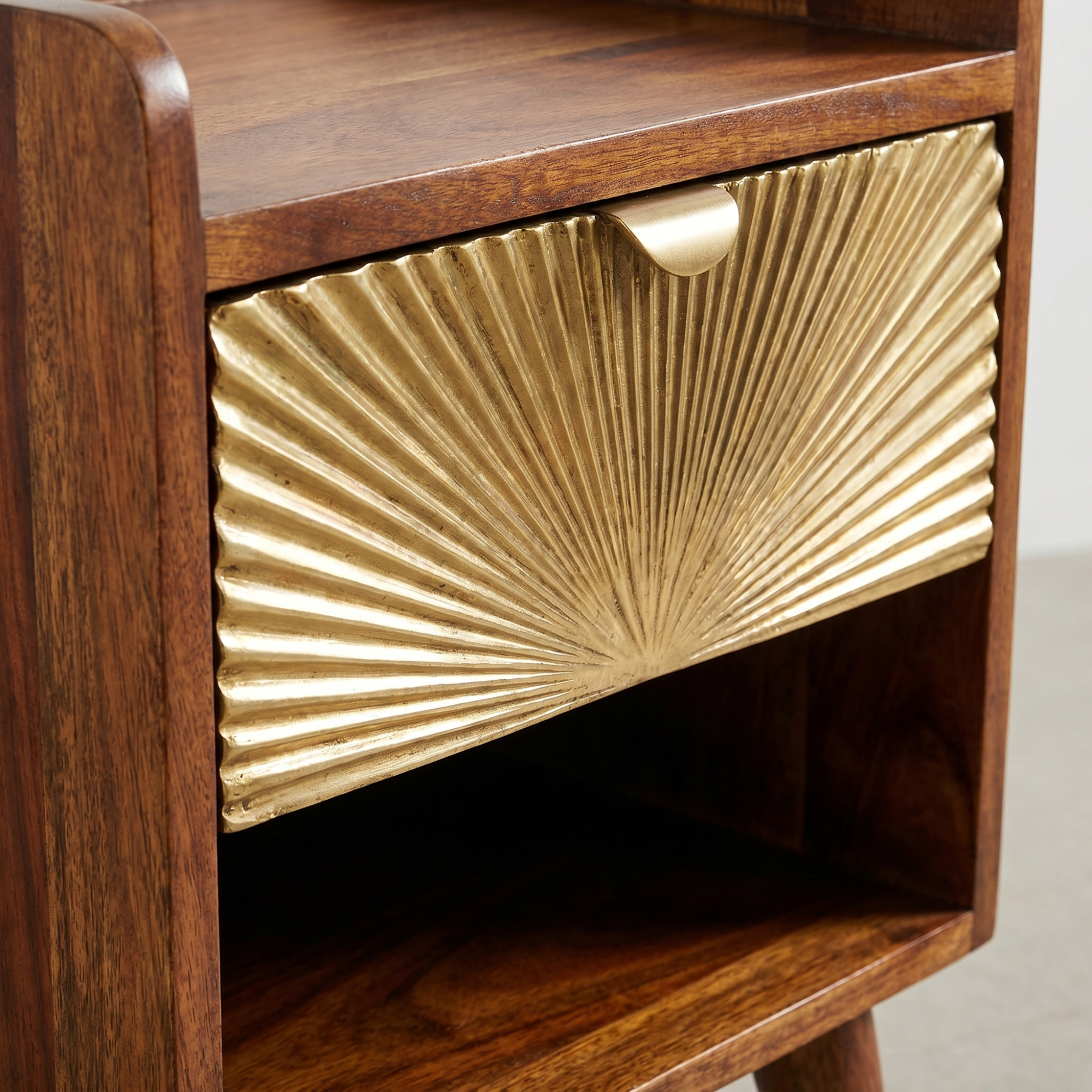 Manila Gold One Drawer nightstand