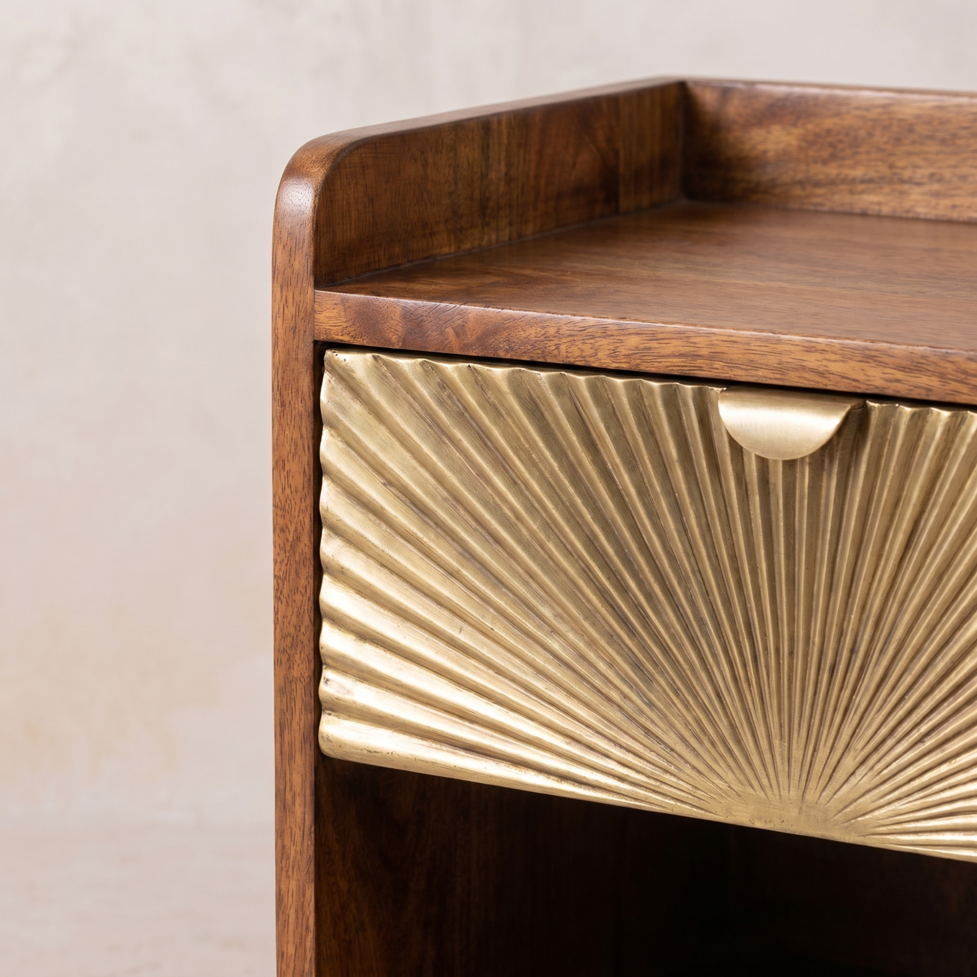 Manila Gold One Drawer nightstand