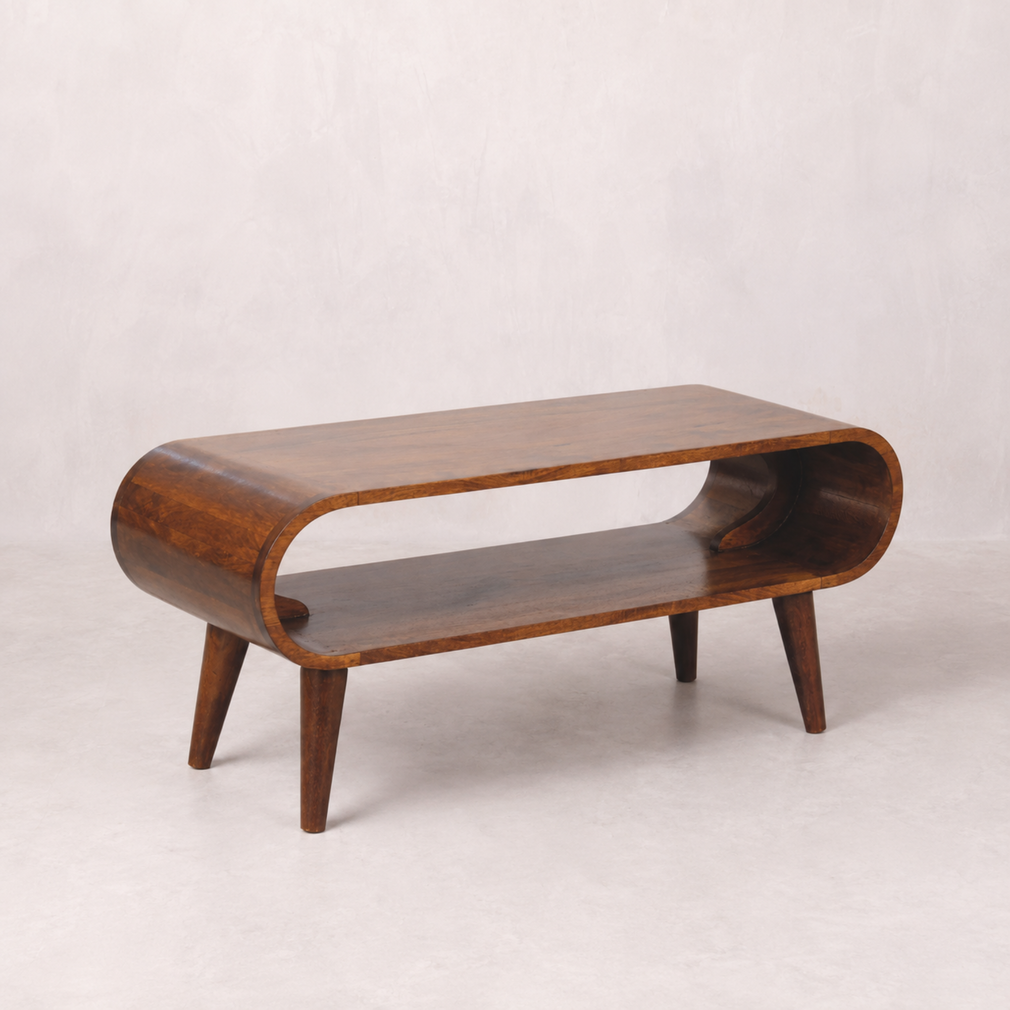 Chestnut Solid Wood Nordic Coffee Table