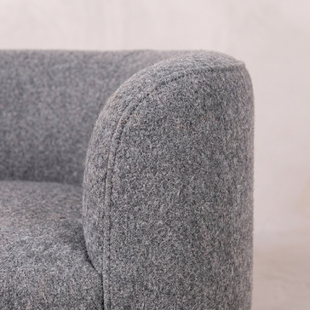 Mini Battleship Tweed Pet Sofa Bed