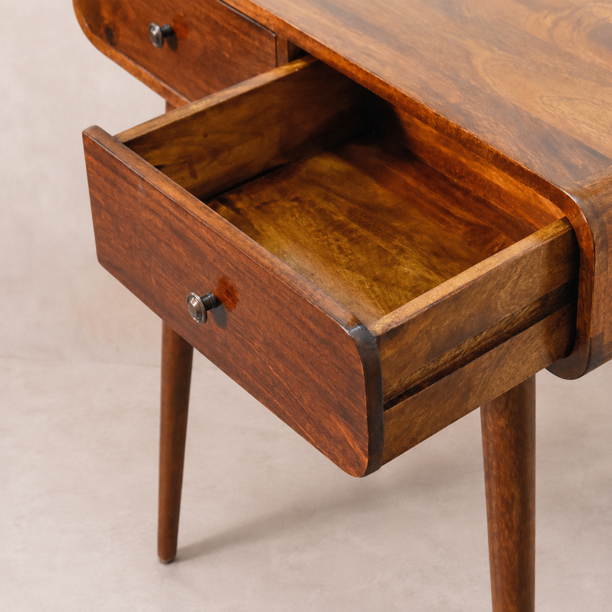 Chestnut Solid Wood Nordic Hallway Table