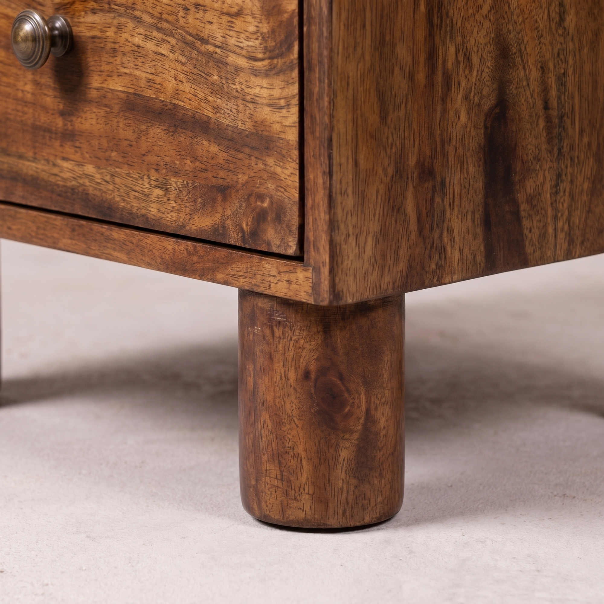 Tula 2 Drawer Chestnut Nightstand
