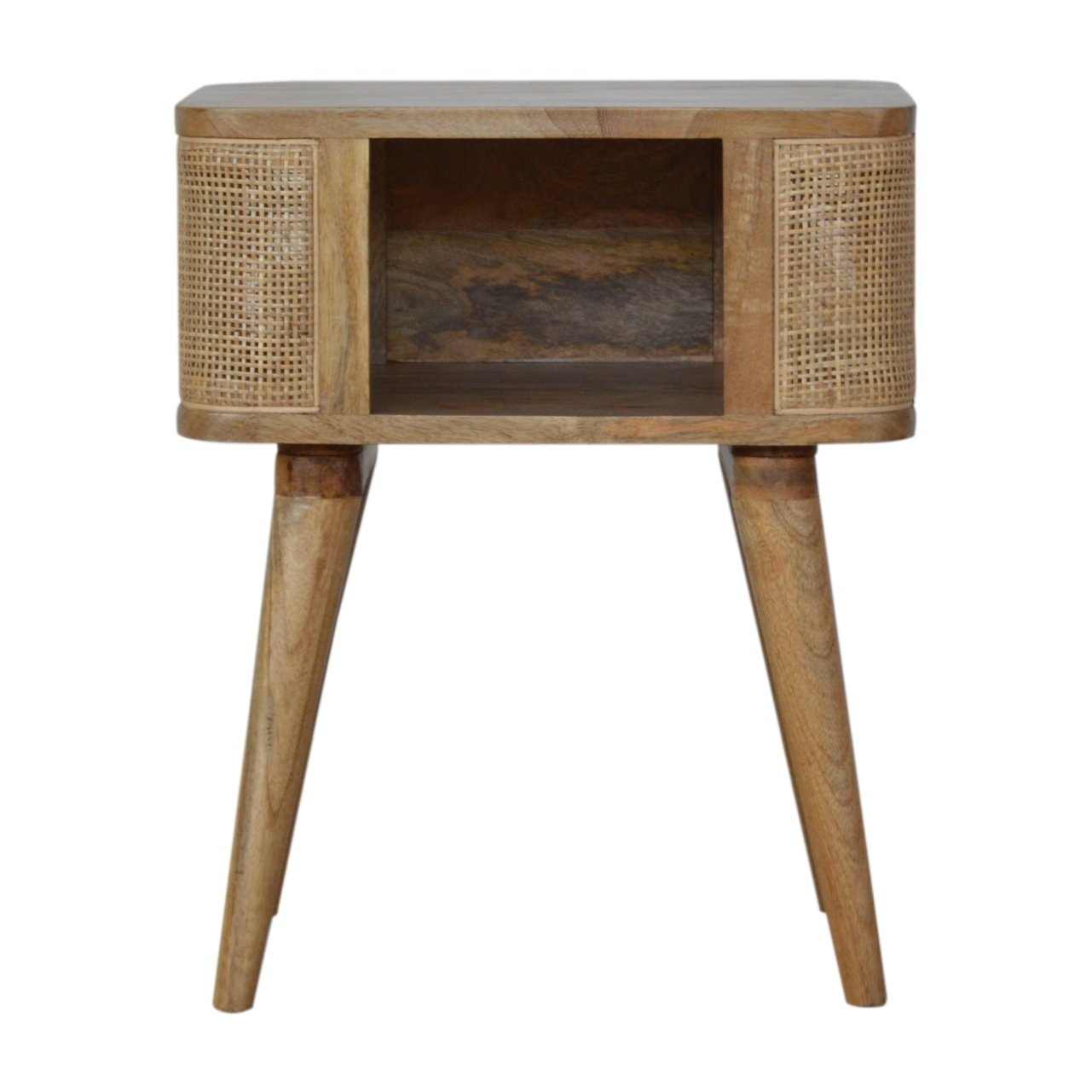 Close-knit Open Slot Nightstand