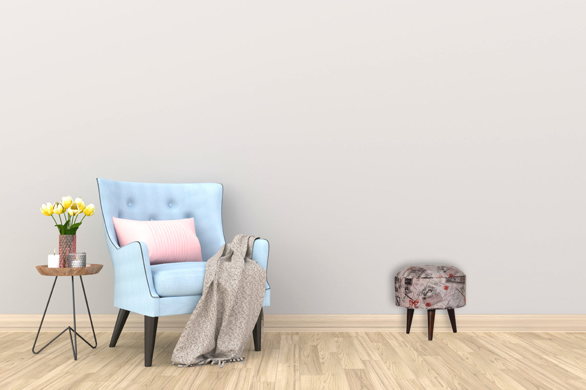 Postcard Footstool