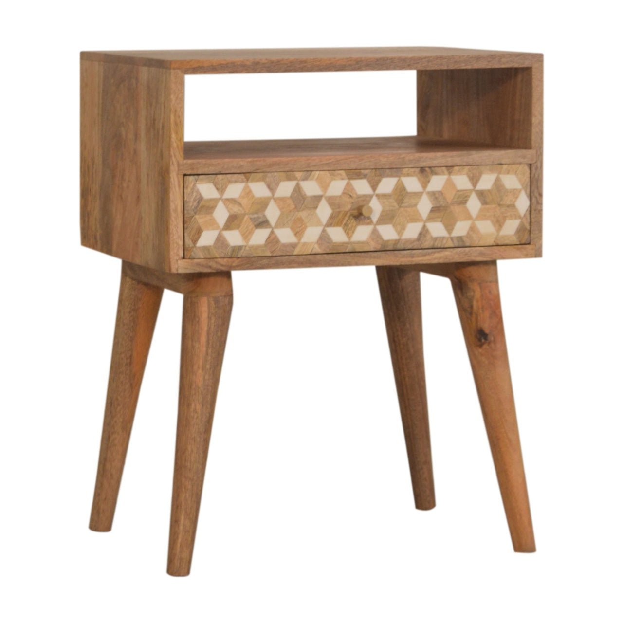 Mixed Cube Nightstand