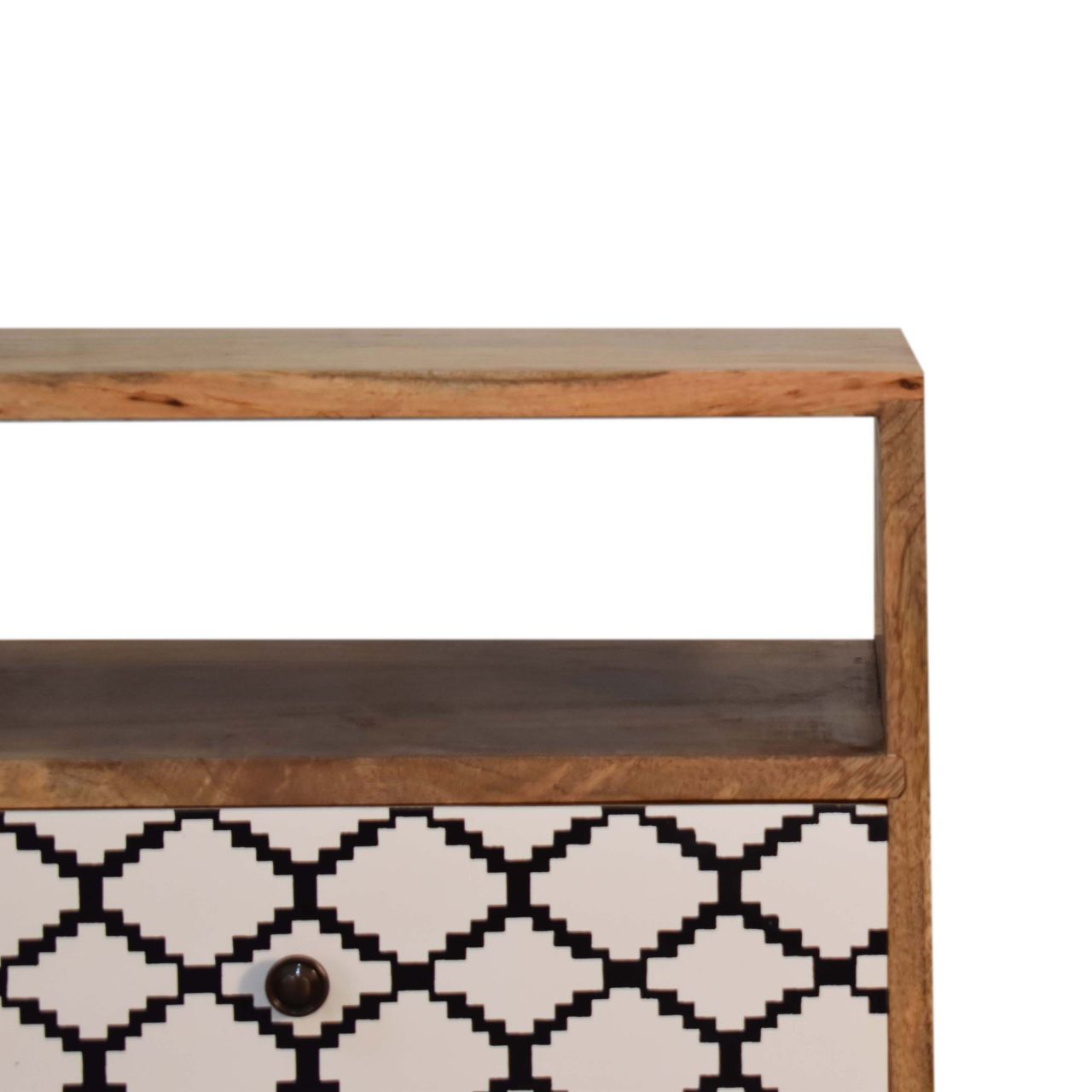 Stella Nightstand with Open Slot