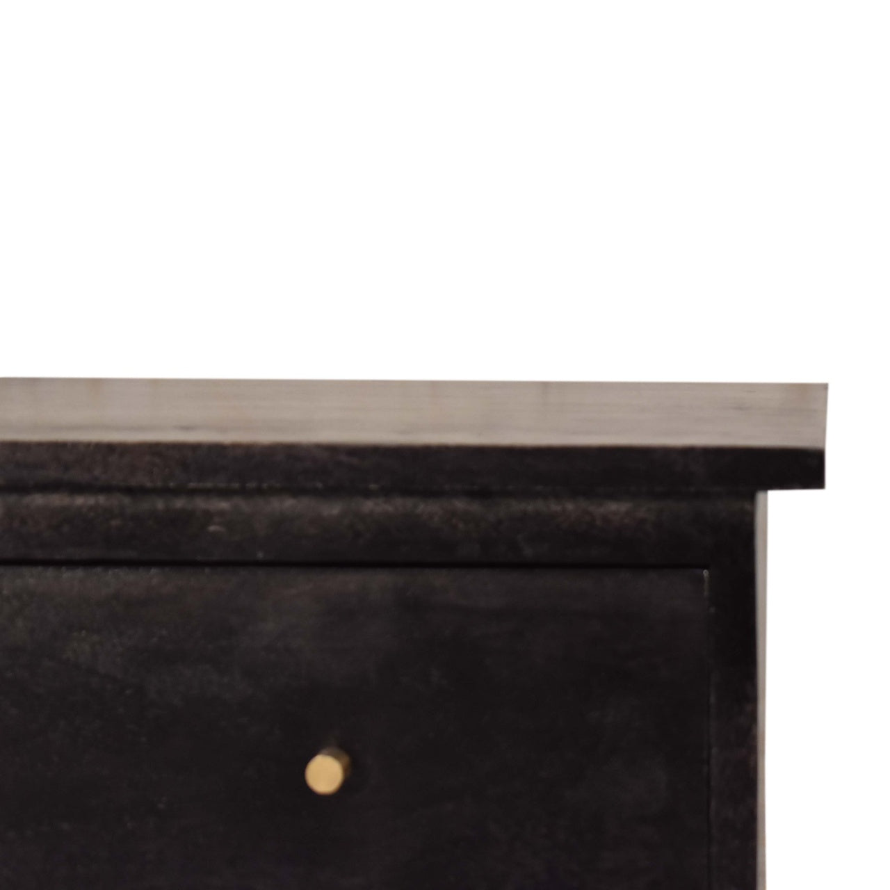Black Hand Painted Nightstand