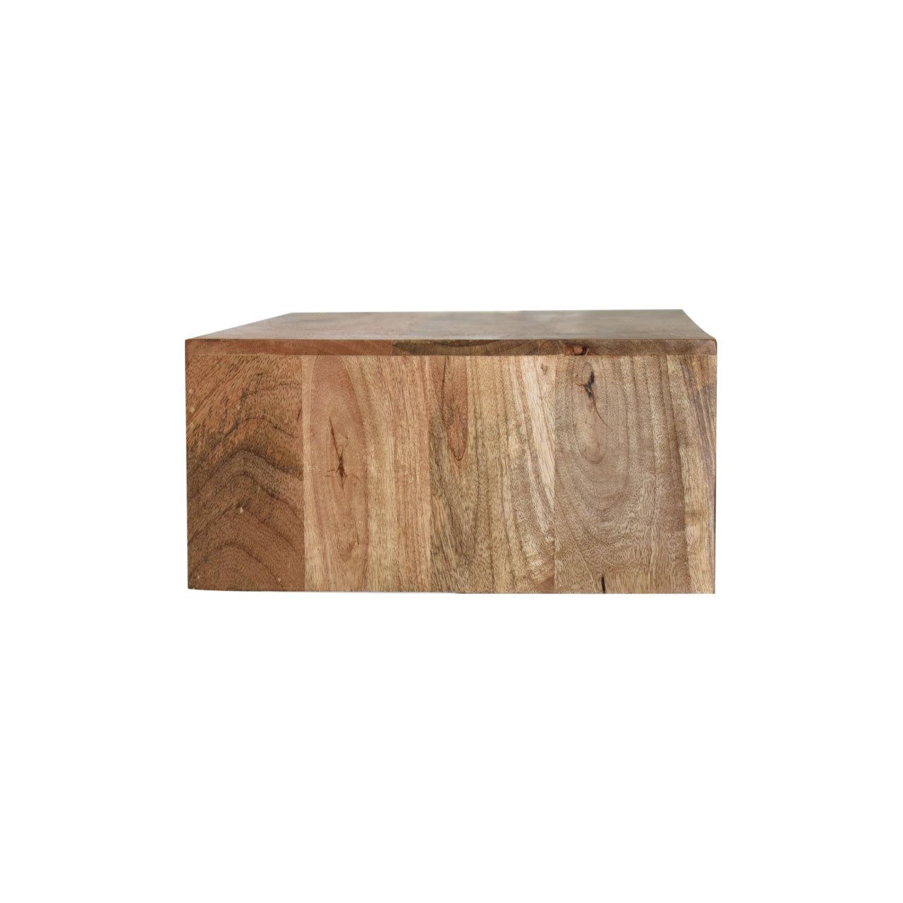 Floating Honeycomb Brass Nightstand
