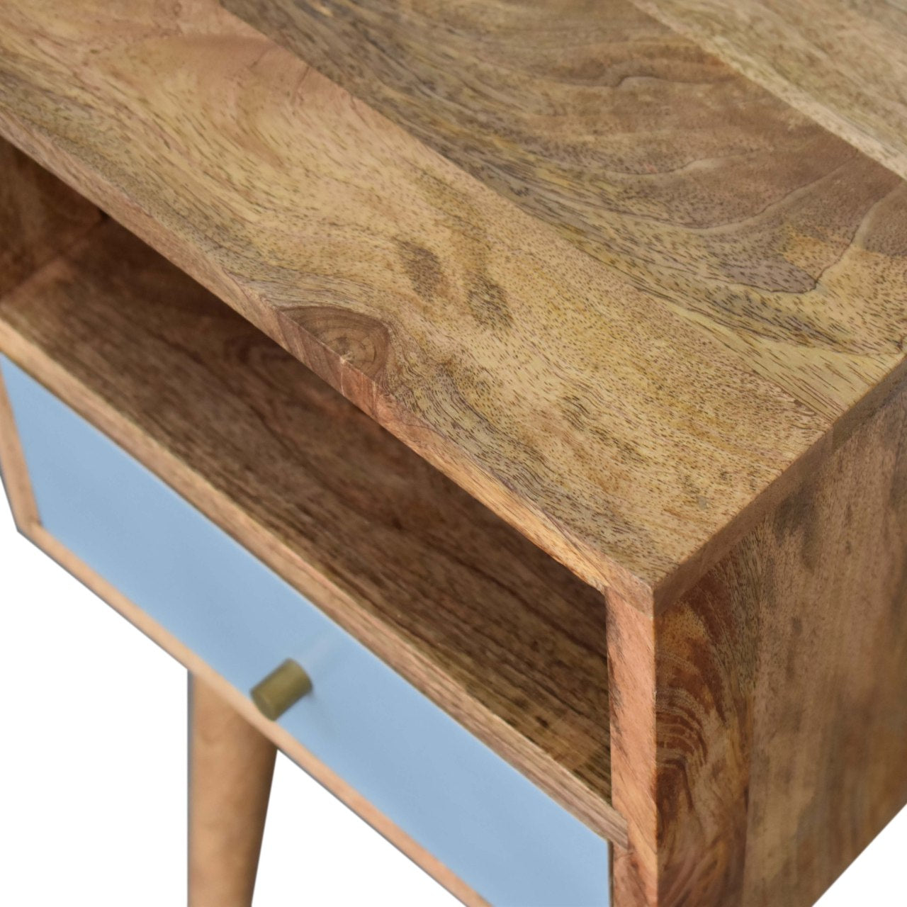 Mini Blue Hand Painted nightstand