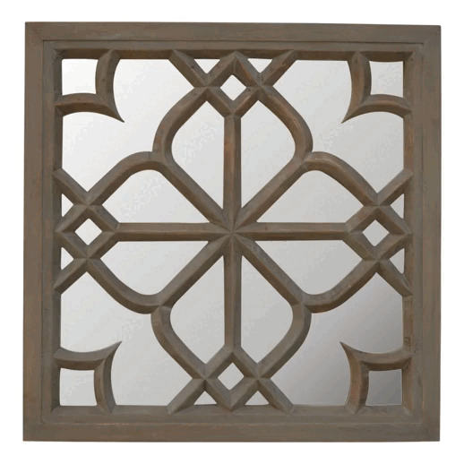 Floral Pattern Mirror