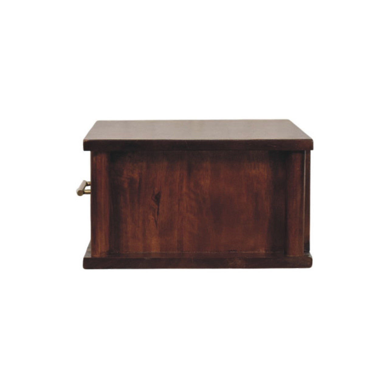 Wall-Mounted Bedside with Brass Handle