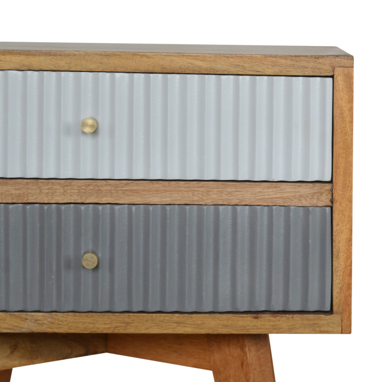 Line Grey Painted Nightstand