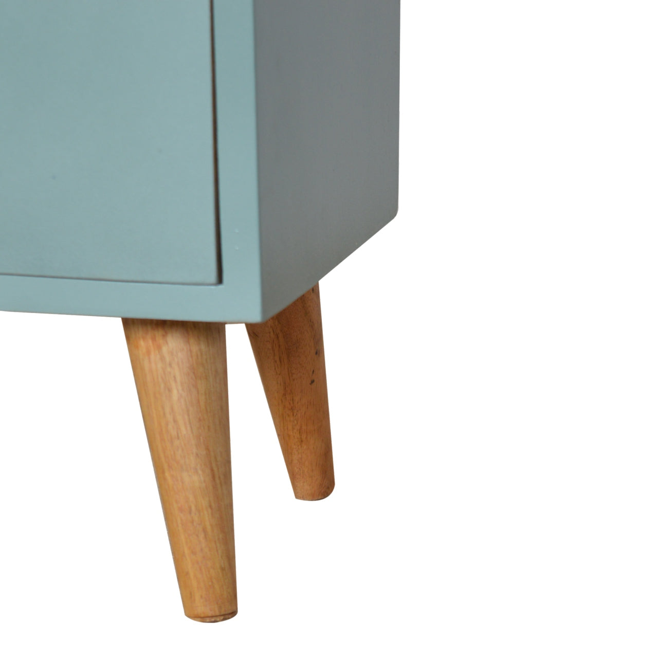 Green Hand Painted Nightstand