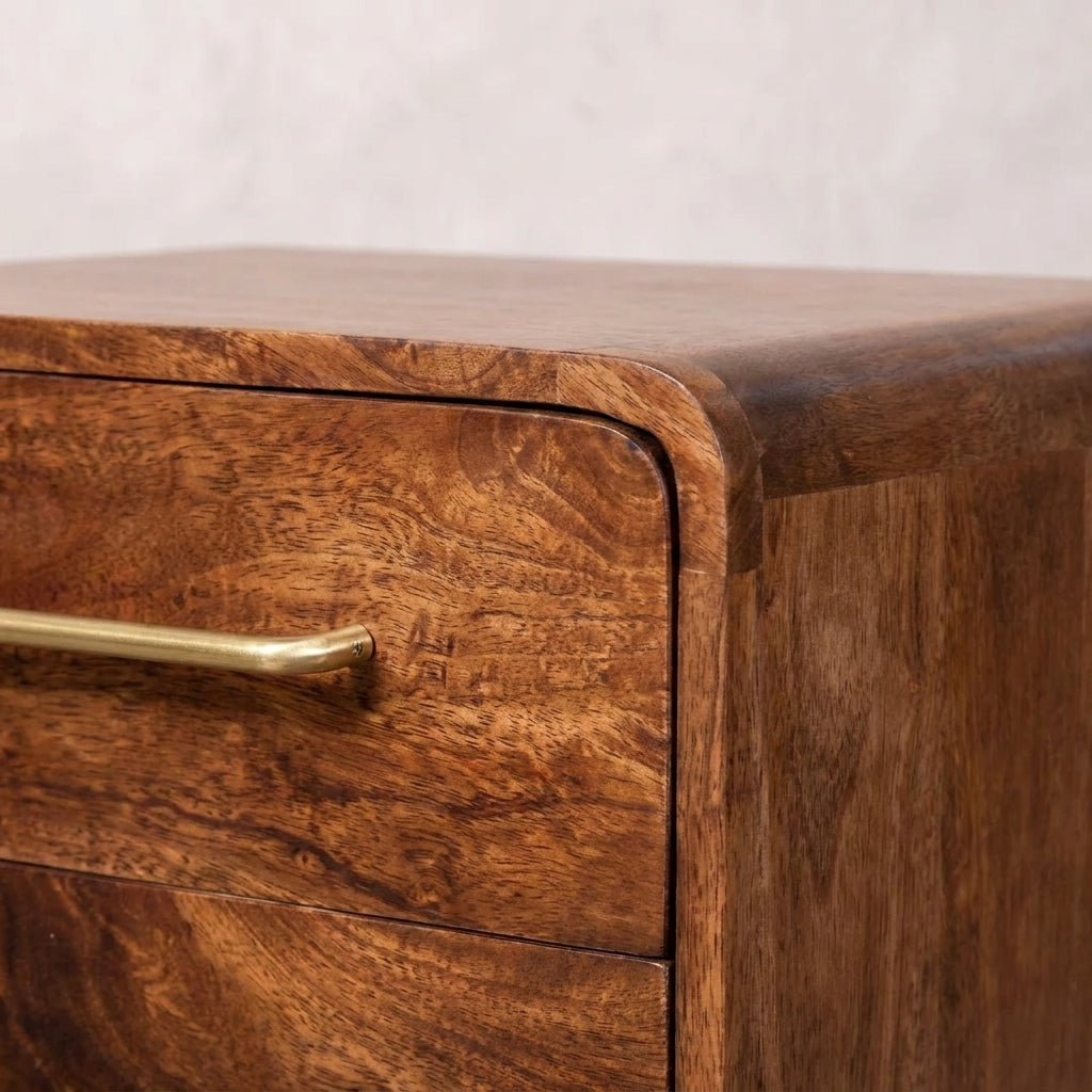 3-Drawer Rounded Chest